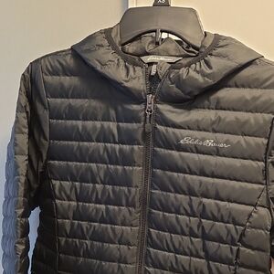 Eddie Bauer Charcoal Quilted Jacket
